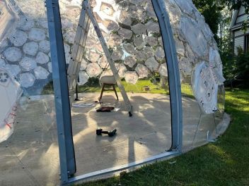 Купол для бассейна