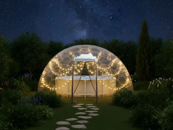 Купол для бассейна