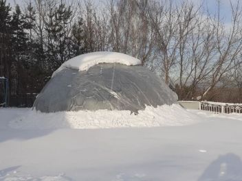 Купол для бассейна